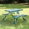 B&M 4 Seat Folding Picnic Table -B and M Store 254153 camping table1