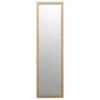 B&M Over Door Mirror 120 X 30cm - Brown -B and M Store 270480 Over The Door Mirror 120x30cm 21
