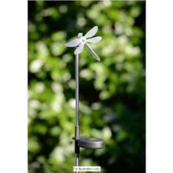 B&M Colour Changing Solar Stake Light - Dragonfly -B and M Store 286951 colour changing stake solar light dragonfly 5