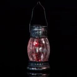 B&M Mining Lantern With Crackle Ball -B and M Store 306957 miners lantern with crackle ball pewter light on1