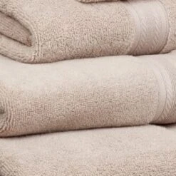B&M Signature Zero Twist Hand Towel - Biscuit -B and M Store 317226 317228 317231 317233 Signature Zero Twist biscuit towels 2