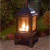 B&M Aspen Log Burner With Log Storage Tray -B and M Store 318778 Aspen Log Burner with Log Tray 3