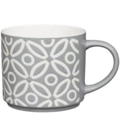 B&M Jumbo Embossed Stacking Mugs 4pk 11 B&M Jumbo Embossed Stacking Mugs 4pk -B and M Store 329369 Jumbo Embossed Stacking Mugs Set of 4 2