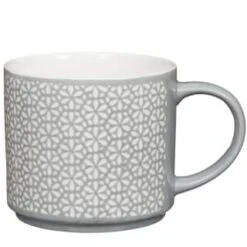 B&M Jumbo Embossed Stacking Mugs 4pk 10 B&M Jumbo Embossed Stacking Mugs 4pk -B and M Store 329369 Jumbo Embossed Stacking Mugs Set of 4 3