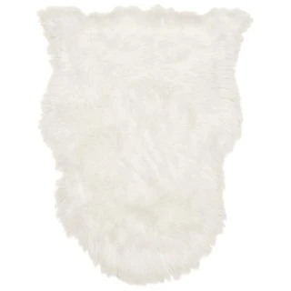 B&M Faux Sheepskin Rug 60 X 90cm - Cream 4 B&M Faux Sheepskin Rug 60 X 90cm - Cream - Image 2