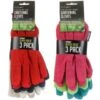 B&M Rolson Gardening Gloves 3pk -B and M Store 330111 rolson gardening gloves 3pk main1