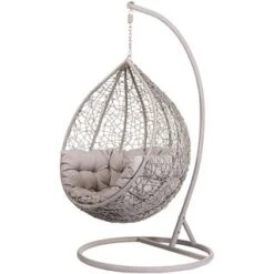 B&M Siena Hanging Egg Chair 10 B&M Siena Hanging Egg Chair -B and M Store 331302 hanging egg chair 2