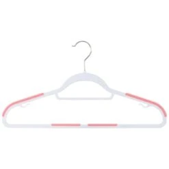 B&M Addis Non-Slip Hangers 6pk - Multi Colour -B and M Store 333092 addis 6pk non slip hangers colour 2