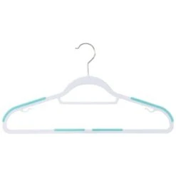 B&M Addis Non-Slip Hangers 6pk - Multi Colour -B and M Store 333092 addis 6pk non slip hangers colour 4