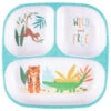 B&M Little Safari Small Kids Platter - Blue -B and M Store 334212 small kids platter boys
