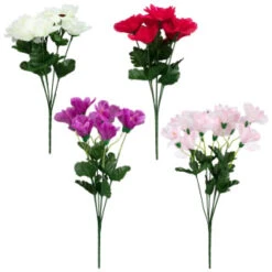 B&M Small Flower Bunch - Pink 7 B&M Small Flower Bunch - Pink -B and M Store 335248 small bunch group