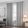 B&M Mystica Shimmer Thermal Lined Silver Curtains 66 X 90" -B and M Store 335318 335320 335321 335322 335323 mystica shimmer thermal lined curtain silver