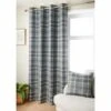 B&M Oakland Traditional Woven Grey Check Curtains 46 X 54" -B and M Store 335327 335329 335330 335332 335333 akland traditional woven check curtain grey