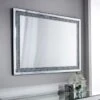 B&M Crushed Jewel Mirror - Silver -B and M Store 338022 65x90 crushed jewel mirror