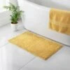 B&M Signature Microfibre Noodle Bath Mat - Ochre 2 B&M Signature Microfibre Noodle Bath Mat - Ochre -B and M Store 345480 signature bath mat ochre