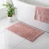 B&M Signature Microfibre Noodle Bath Mat - Blush -B and M Store 345481 signature bath mat blush