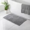 B&M Signature Microfibre Noodle Bath Mat - Grey 2 B&M Signature Microfibre Noodle Bath Mat - Grey -B and M Store 345484 signature bath mat grey