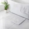 B&M Signature Microfibre Noodle Bath Mat - White 2 B&M Signature Microfibre Noodle Bath Mat - White -B and M Store 345486 signature bath mat white