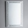 B&M Crushed Jewel Mirror - Silver -B and M Store 345547 crushed jewel mirror