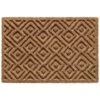 B&M Embossed Coir Doormat 40 X 60cm -B and M Store 347536 embossed coir mat 40x60 cm