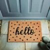 B&M Printed Coir Doormat - Hello 2 B&M Printed Coir Doormat - Hello -B and M Store 347685 hello coir doormat