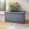 B&M Grey Coffee Table Ottoman -B and M Store 351363 grey coffee table ottoman