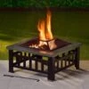 B&M Atlanta Square Firepit -B and M Store 353356 atlanta square firepit 2