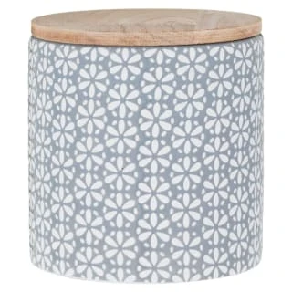 B&M Embossed Geometric Storage Canisters 3pc 6 B&M Embossed Geometric Storage Canisters 3pc - Image 4