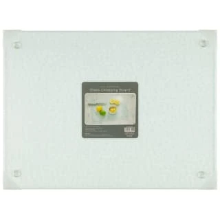B&M Clear Glass Chopping Board 3 B&M Clear Glass Chopping Board