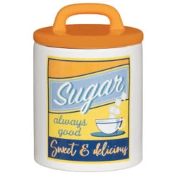 B&M Retro Canister Set 3pc -B and M Store 356953 storage canisters retro sugar