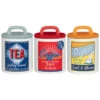 B&M Retro Canister Set 3pc 2 B&M Retro Canister Set 3pc -B and M Store 356953 storage canisters retro tea coffee sugar 2