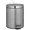 B&M Boutique Bathroom Pedal Bin - Chrome -B and M Store 362859 boutique chrome bin