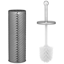 B&M Boutique Toilet Brush & Holder - Chrome -B and M Store 362860 boutique toilet brush chrome 3