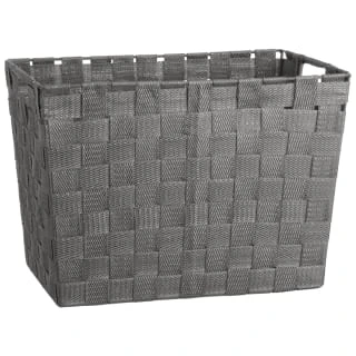 B&M Large Woven Storage Basket - Silver 3 B&M Large Woven Storage Basket - Silver
