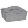 B&M Grey Slogan Cleaning Caddy - Freshen Up -B and M Store 367012 slogan cleaning caddy grey freshen up