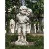 B&M Boy & Girl Statue - Large -B and M Store 367058 boy carrying girl statue large1