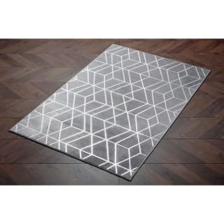 B&M Lexi Microplush Rug 110 X 160cm - Grey 3 B&M Lexi Microplush Rug 110 X 160cm - Grey