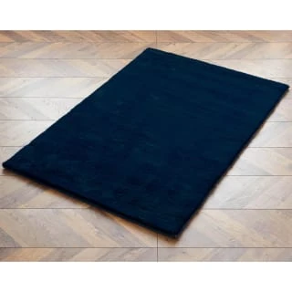 B&M Luxury Faux Fur Rug 60 X 110cm - Navy 3 B&M Luxury Faux Fur Rug 60 X 110cm - Navy