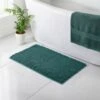 B&M Signature Microfibre Noodle Bath Mat - Green 1 B&M Signature Microfibre Noodle Bath Mat - Green -B and M Store 368525 signature bath mat dark green