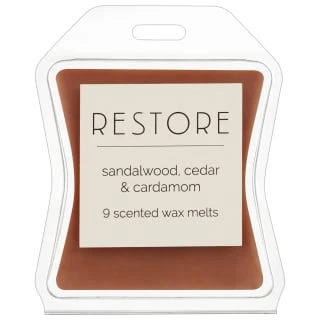 B&M Spa Wax Melts 9pk - Restore 3 B&M Spa Wax Melts 9pk - Restore