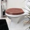 B&M Rose Gold Glitter Toilet Seat 1 B&M Rose Gold Glitter Toilet Seat -B and M Store 368882 rose gold glitter toilet seat