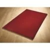 B&M Aspen Faux Fur Rug 60 X 110cm - Deep Red -B and M Store 373178 373180 aspen deep red rug