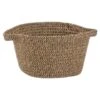 B&M Two Tone Mini Basket - Black & Natural -B and M Store 374425 two tone mini basket