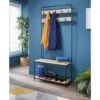 B&M Michigan Coat Rack With Shoe Storage -B and M Store 374532 michigan coat rack with shoe storage