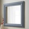 B&M Dorset Square Mirror - Grey -B and M Store 374553 dorset mirror grey