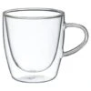 B&M Double Walled Glass Coffee Mug 2 B&M Double Walled Glass Coffee Mug -B and M Store 375233 double walled glass coffee mug