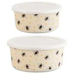 B&M Round Tubs 2pk - Bees -B and M Store 375966 2pk reuse and repurpose round tubs bee 5