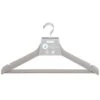 B&M Matte Grey Wooden Hangers 4pk -B and M Store 376023 wooden hangers 4pk