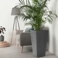 B&M Sonata Planter 71cm - Pewter 8 B&M Sonata Planter 71cm - Pewter -B and M Store 377702 sonata planter pewter 70cm 2