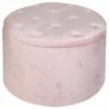 B&M Round Blush Ottoman 2 B&M Round Blush Ottoman -B and M Store 378067 round blush ottoman